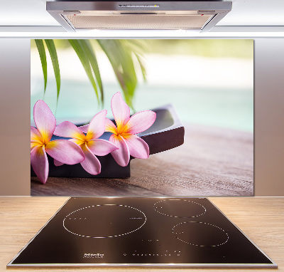 Spatscherm keuken Plumeria