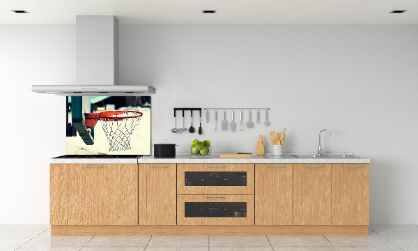 Spatscherm keuken Basketbal