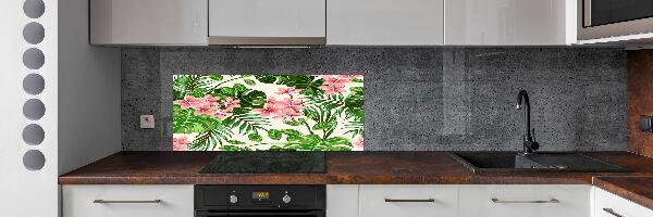 Keuken achterwand Bloemenpatroon