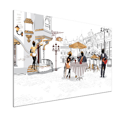 Spatplaat keuken Koffiehuis