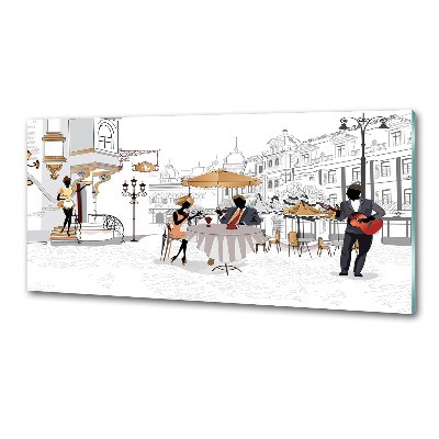 Spatplaat keuken Koffiehuis