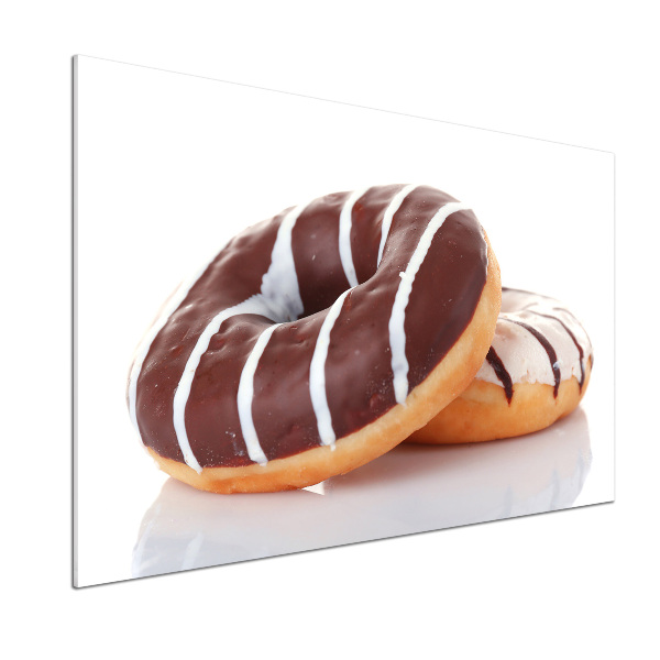 Spatplaat keuken Chocoladedonuts