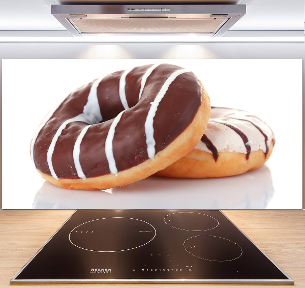 Spatplaat keuken Chocoladedonuts