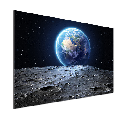 Spatscherm keuken Planeet Aarde