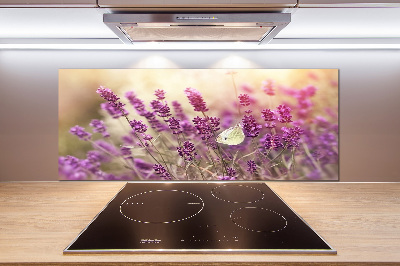 Achterwand keuken Lavendel