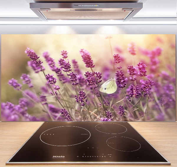 Achterwand keuken Lavendel