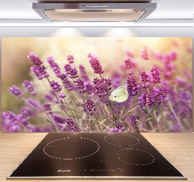 Achterwand keuken Lavendel