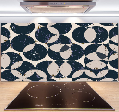 Spatplaat keuken Geometrische achtergrond