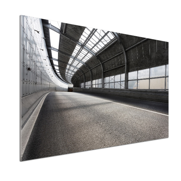 Keuken achterwand Weg in de tunnel