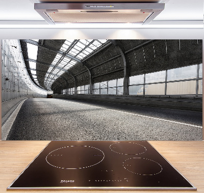 Keuken achterwand Weg in de tunnel