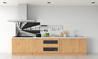 Keuken achterwand Weg in de tunnel