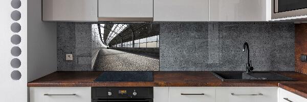 Keuken achterwand Weg in de tunnel