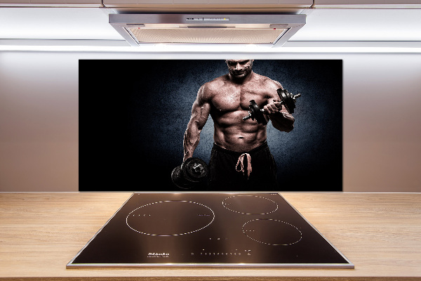 Glazen achterwand keuken Spieropbouw