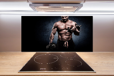 Glazen achterwand keuken Spieropbouw