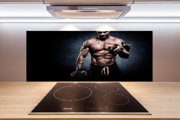 Glazen achterwand keuken Spieropbouw