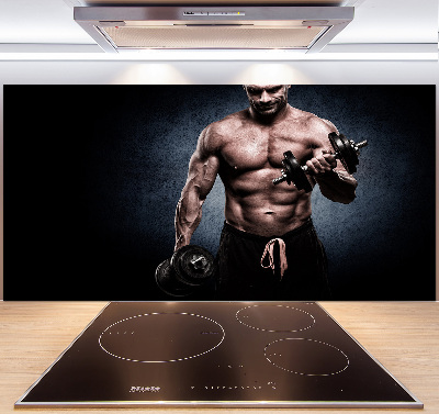 Glazen achterwand keuken Spieropbouw