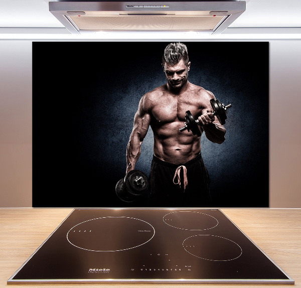 Glazen achterwand keuken Spieropbouw