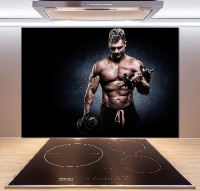 Glazen achterwand keuken Spieropbouw