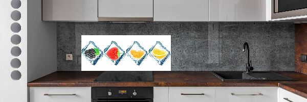 Keuken achterwand Fruitblokjes