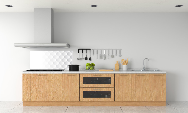 Glazen achterwand keuken Achtergrond met zeshoeken