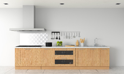 Glazen achterwand keuken Achtergrond met zeshoeken