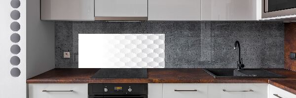Glazen achterwand keuken Achtergrond met zeshoeken