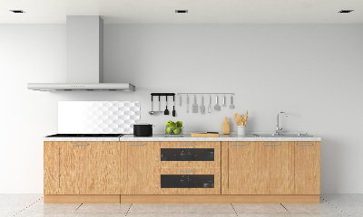 Glazen achterwand keuken Achtergrond met zeshoeken
