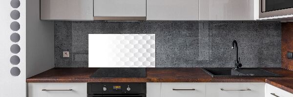 Glazen achterwand keuken Achtergrond met zeshoeken