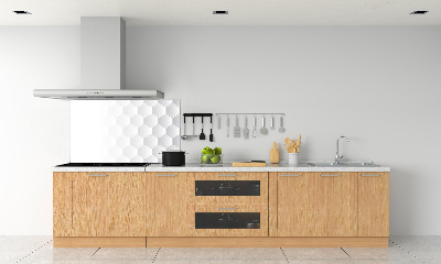 Glazen achterwand keuken Achtergrond met zeshoeken