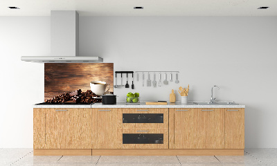 Glazen achterwand keuken Koffie en chocolade