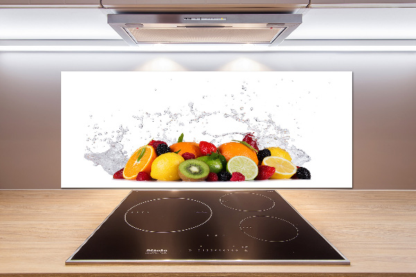 Achterwand keuken Fruit en water