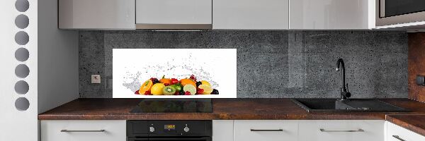 Achterwand keuken Fruit en water