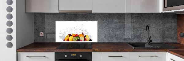 Achterwand keuken Fruit en water