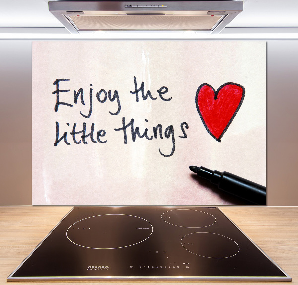 Spatscherm keuken Kleine dingen