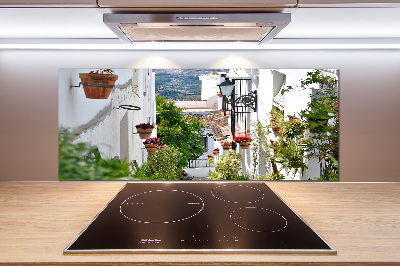 Spatplaat keuken Een charmante straat