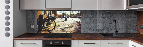 Keuken achterwand Fietsen in Amsterdam