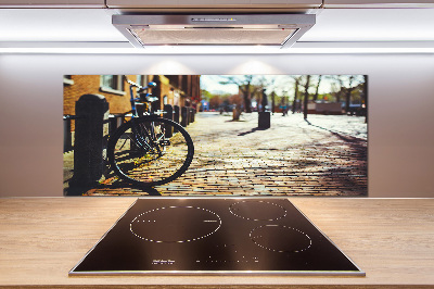 Keuken achterwand Fietsen in Amsterdam