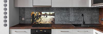 Keuken achterwand Fietsen in Amsterdam