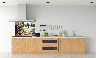 Keuken achterwand Fietsen in Amsterdam