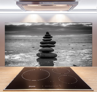 Spatscherm keuken Evenwichtsstenen