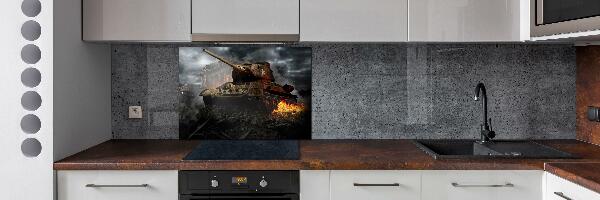 Glazen achterwand keuken Tank