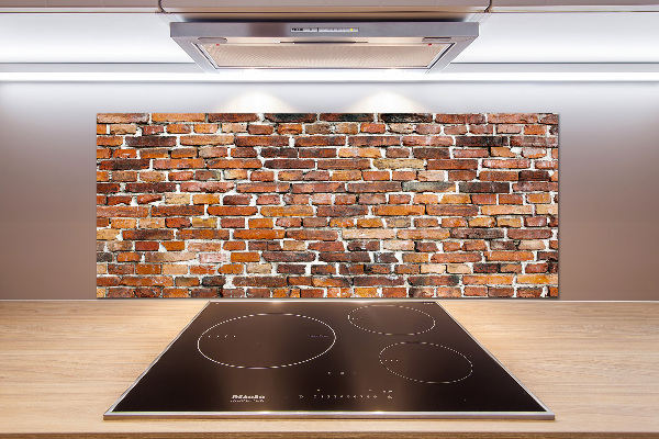 Keuken achterwand Bakstenen muur