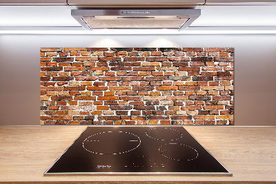 Keuken achterwand Bakstenen muur