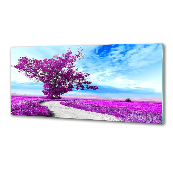 Achterwand keuken Boom en pad