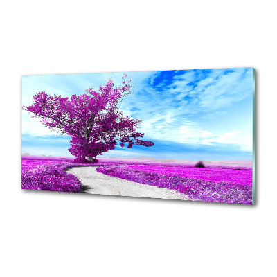 Achterwand keuken Boom en pad