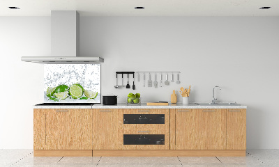 Achterwand keuken Limoenen en water