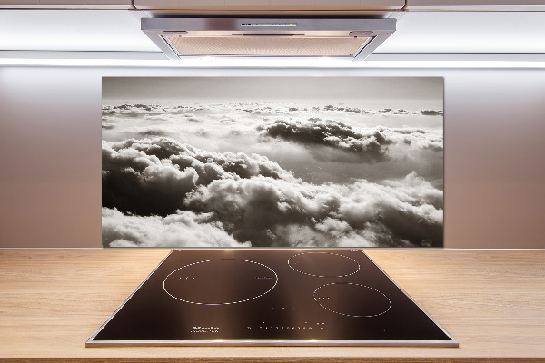 Spatplaat keuken Wolken vanuit vogelperspectief