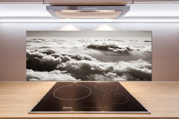 Spatplaat keuken Wolken vanuit vogelperspectief