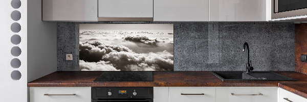 Spatplaat keuken Wolken vanuit vogelperspectief