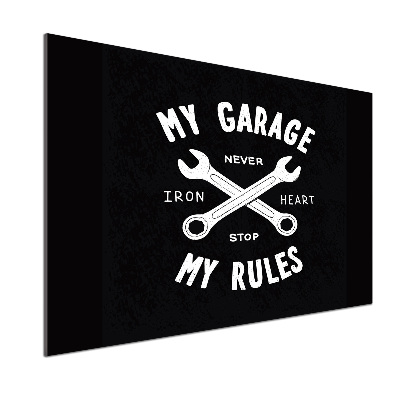 Spatplaat keuken Mijn garage